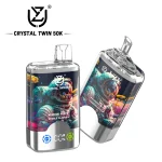 Uzy-Crystal-Twin-50k-50000-puffs_Blueberry-On-Ice-and-Summer-Peach-Ice_