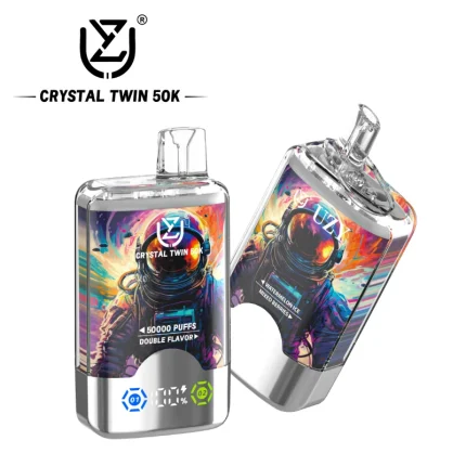 Uzy Crystal Twin 50k 50000 puffs_Watermelon Ice and Mixed Berries_