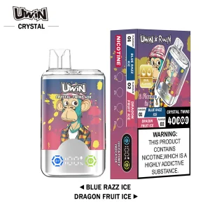 uwin-crystal-40000_BLUE-RAZZ-ICE-and-DRAGON-FRUIT-ICE